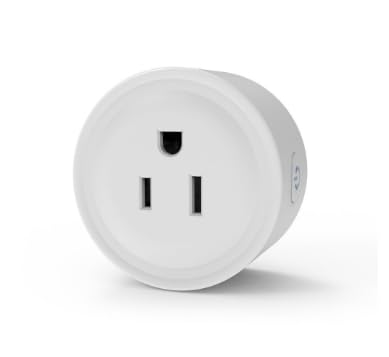 16A Smart Plug Wi-Fi Mini, Compatible with Alexa & Google Home, Timer 2.4G Wi-Fi Only,Remote Control with Timing Function, Timing and scheduling,Works with Your Wi-Fi Router – no hub Required.