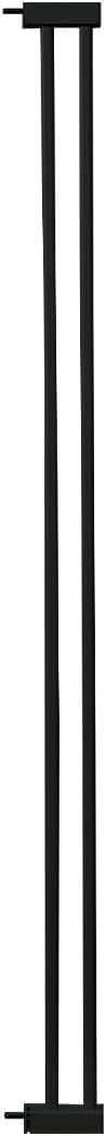 Lumizone Extra Tall Cat Gate Extension Kit 55.12" High Pressure Mounted 2025 New 4.13" Extra Wide 1.37" Gap No Drilling Tall Pet Gate for Dogs (Black, 55.12" H x 4.13" W, Extension)