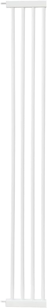 Lumizone Extra Tall Cat Gate Extension Kit 61.02" High Pressure Mounted 2025 New 8.27" Extra Wide 1.37" Gap No Drilling Tall Pet Gate for Dogs (White, 61.02" H x 8.27" W, Extension)