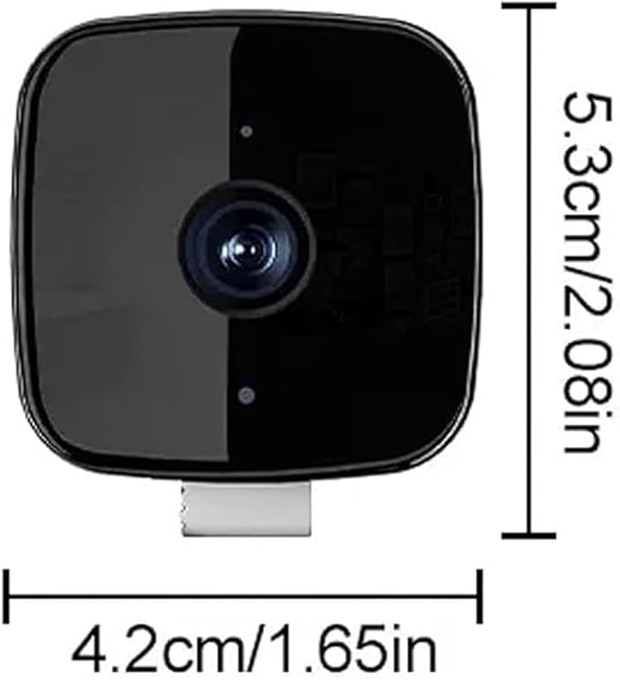 Saker Smart 2K Window Security Camera Plus 2026| 2.4GHz & 5GHz Indoor Cameras with Color Night Vision,Motion Alerts | 24/7 Recording for Home Security | Easy & Quick Install