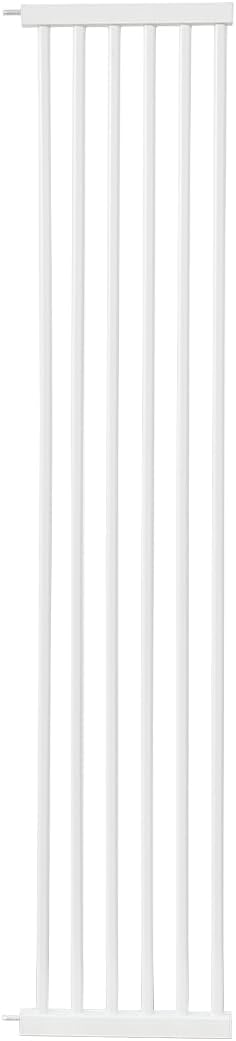 Lumizone Extra Tall Cat Gate Extension Kit 61.02" High Pressure Mounted 2025 New 12.60" Extra Wide 1.37" Gap No Drilling Tall Pet Gate for Dogs (White, 61.02" H x 12.60" W, Extension)