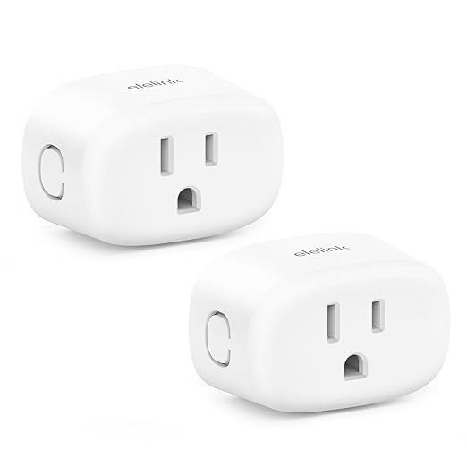 Smart Plug, Smart Plugs That Compatible with Alexa & Google Home, Smart Outlet with Retome Control, Timer & Schedule, WiFi Outlet for Home, No Hub Required, 2.4GHz Wi-Fi Only, 2 Pack