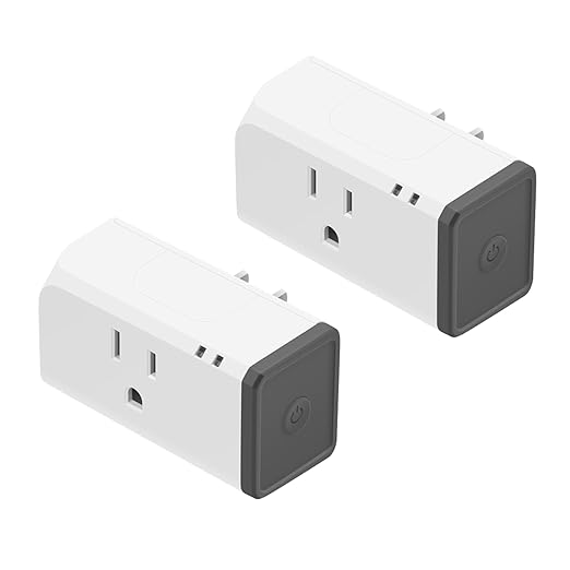 SONOFF S31 WiFi Smart Plug with Energy Monitoring, 15A Smart Outlet Socket ETL Certified, Work with Alexa & Google Home, IFTTT Supporting, 2.4 Ghz WiFi Only (2-Pack)