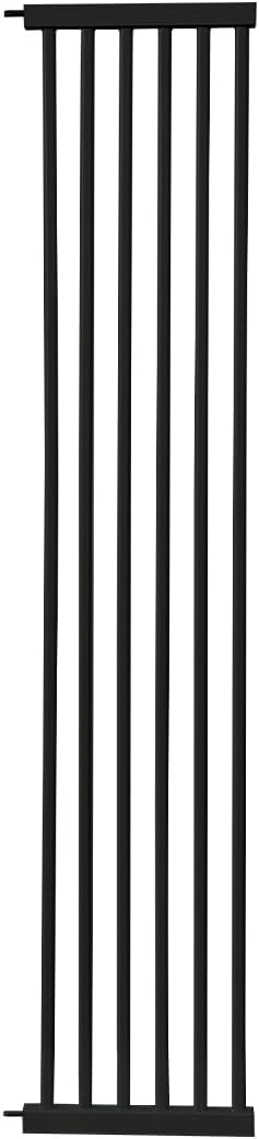 Lumizone Extra Tall Cat Gate Extension Kit 55.12" High Pressure Mounted 2025 New 12.60" Extra Wide 1.37" Gap No Drilling Tall Pet Gate for Dogs (Black, 55.12" H x 12.60" W, Extension)