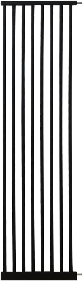 Lumizone Extra Tall Pet Gate 55.12" High Pressure Mounted 16.73" Wide Extension kit 1.37" Gap (16.73" W, Black)