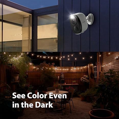 Zmodo 4 Security Cameras – Indoor Mini Pro + Wireless Outdoor/Indoor Battery Cam – Night Vision, AI Motion Detection, 2-Way Audio, Alexa Compatible, Cloud/SD Storage