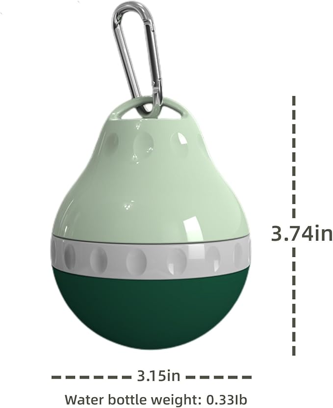 Dog Travel Water Bottle Detachable Bowl Leak Proof Portable ,Silicone Bottle Body,Collapsible and Suitable for Small Pets for Outdoor Walking, Hiking, Travel