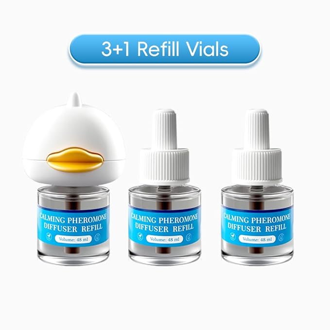 PRO! Dog Calming Diffuser to Stop Peeing in House - Calming Diffusers for Dogs with Pheromones for Anxiety Relief, Pet Calming Aid Device for Dogs Stop Barking and Marking