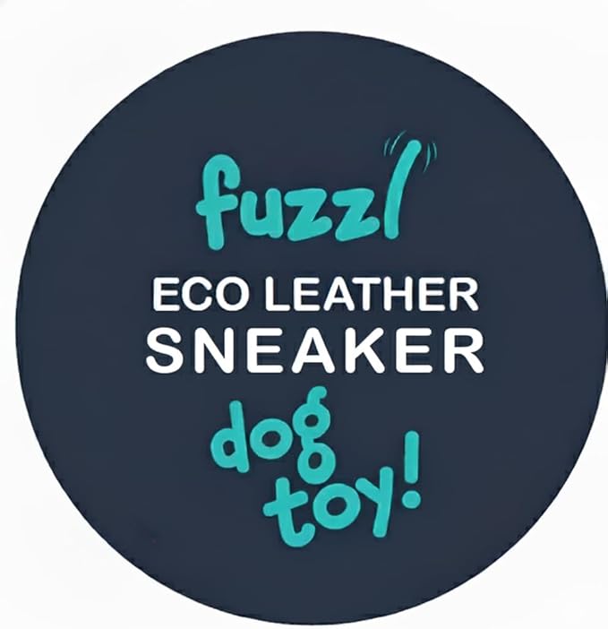 Eco Leather Sneaker Toy Natural and Tough Dog Toys - Long Lasting Chew Toys for Aggressive Chewers - Strong Dog Toy for Dogs and Puppy