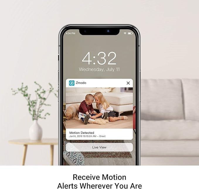 Zmodo 2 Security Cameras – Indoor Mini Pro + Wireless Outdoor/Indoor Battery Cam – Night Vision, AI Motion Detection, 2-Way Audio, Alexa Compatible, Cloud/SD Storage