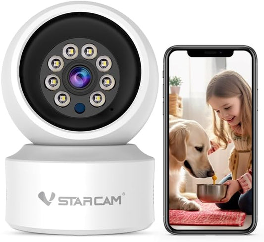 VSTARCAM Indoor Security Camera, Wireless Cameras for Home Security with Color Night Vision, 1080P HD, AI Motion Detection, 360° View Pan/Tilt, Two-Way Audio, Cloud Storage 05