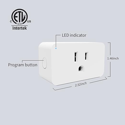Minoston 800 Zwave Plug Smart Outlet Switch LR, Z-Wave hub Required, Bult in Zwave Repeater, Compatible with SmartThings, Hubitat, Wink, Compatible with Alexa Google Assistant, White, 2 Pack (MP31Z)