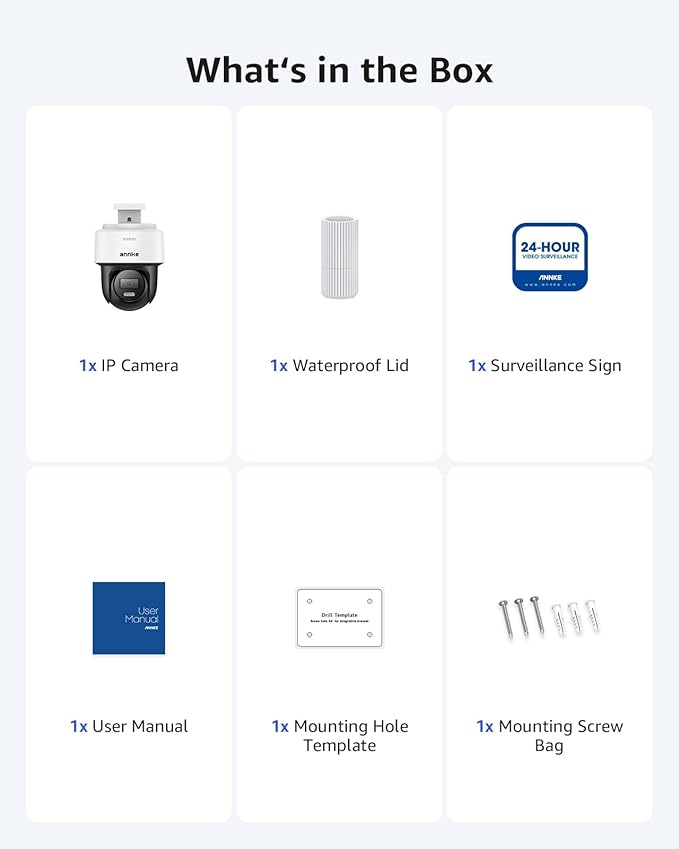 ANNKE CPT500 3K PT PoE Camera, 2-Way-Audio, 345° Pan 80°Tilt IP Security Camera Outdoor, Auto-Tracking Lite, AI Human Detection for Surveillance, Smart Dual Light, 512GB SD Card Slot (Not PTZ)