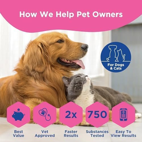 UCARI Pet Sensitivity Test | Screens for 750+ Intolerances | Food & Nutritional Analysis | Painless Home Test Hair Sample Method | Results in 48 Hours | Cats & Dogs