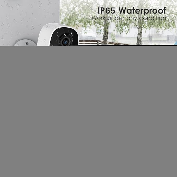 Solar Security Cameras Wireless Outdoor, 2K Night Vision AI Motion Detection 2-Way Talk Battery Powered WiFi Indoor Cameras for Home Security Outside IP65 Weatherproof Spotlight Siren Alarm 2 Pack