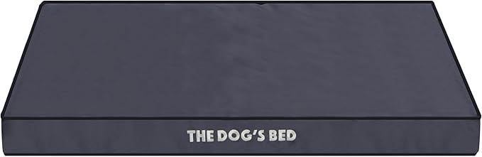 The Dog’s Bed Orthopedic Dog Bed, XL Grey with Black Trim, Waterproof, Supportive Dog Bed with Washable Replaceable Covers, Veterinary Approved
