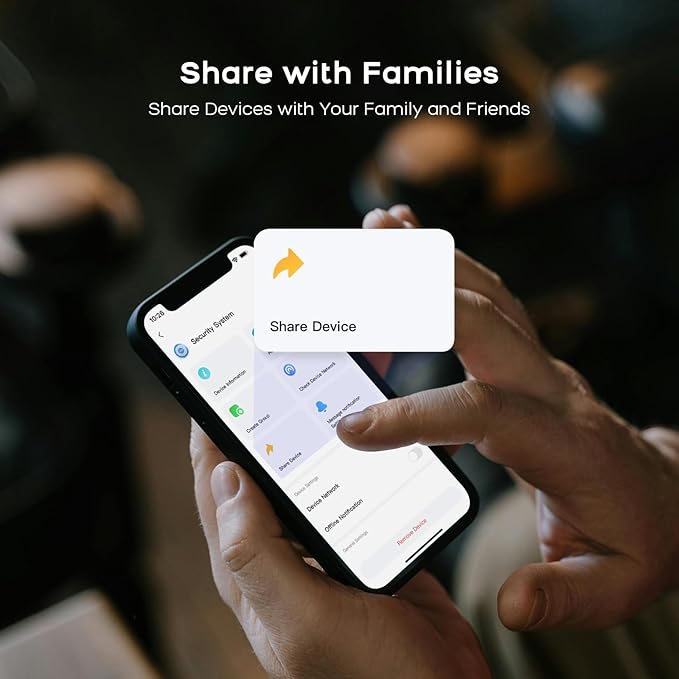 LWOHSI Home Security Alarm,Smart Home Alarm System with Door/Window Sensors and Motion Detectors,Wireless Burglar Alarm Kits with APP Real-Time Alerts,Compatible with Alexa & Google,No Monthly Fee