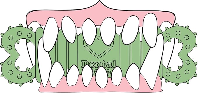 Loving Pets Ora-Bone™ Dental Chews for Dogs – USA Made Dog Dental Sticks with Parsley & Mint – Patented Shape to Reduce Plaque, Tartar, Massage Gums & Freshen Breath (Large 15 oz.)