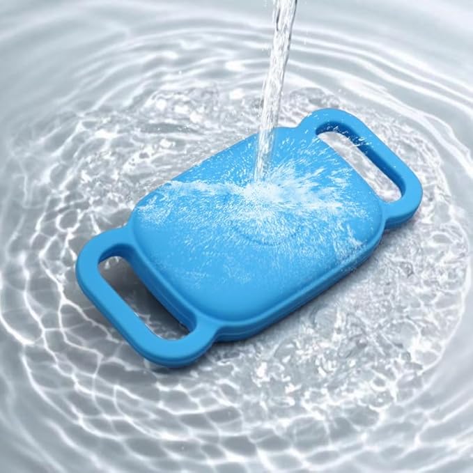 Dog Collar Holder for Tile Pro 2024 Bluetooth Tracker, Anti Lost Waterproof Silicone Soft Case Secure Protective Cover Finder for Keys, Bags, Cat Dog Collar Tag, 2 Pack (Green)