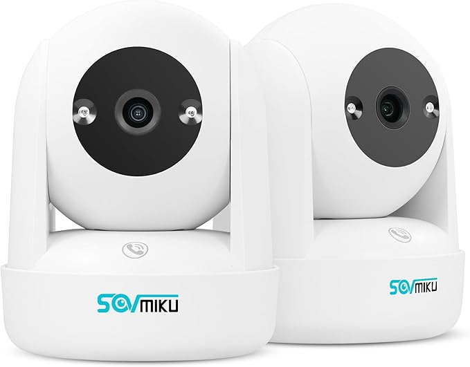 Vicohome 2CB2 2K AI Tracking Security Camera for Home,5GHz Wi-Fi, Pet Indoor Camera, Baby Monitor,360ยฐ View Pan/Tilt Cam,Two Way Audio,Night Vision,Easy to Setup,Audible Alarm,180 Days Exchange Policy