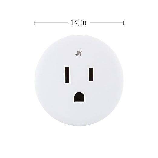 eyely GLP1000B Smart Plug, No Hub Required, WiFi Remote App Control, Alexa, Google Home Assistant Compatible