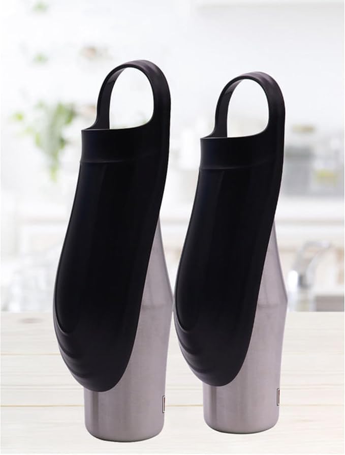 No Waste Dog Water Bottle & Bowl - 27oz Stainless Steel Portable Pet Travel Bottle, BPA-Free, Leak-Proof Design, Easy-Use Flip Bowl for Dogs - Outdoor Hiking, Camping, Hunting, Training