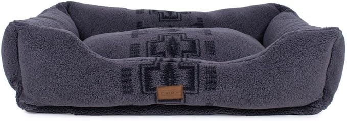 Pendleton Berber Kuddler Dog Bed - Serape Rosewood, L