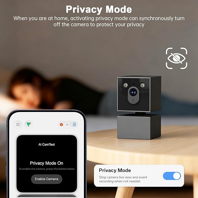 2K Security Camera Indoor - 5G&2.4G WiFi Cameras for Home Security, Pet/Dog/Baby Monitor with Phone APP 360Pan/Tilt, One-Tap Call 911, Al Motion Tracking, 24/7 Recording, Night Version