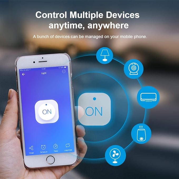 SONOFF S31 Lite 15A WiFi Smart Plug ETL Certified, Smart Outlet Socket, Works with Alexa & Google Home, IFTTT Supporting, No Hub Required, 2.4 Ghz WiFi Only 1-Pack