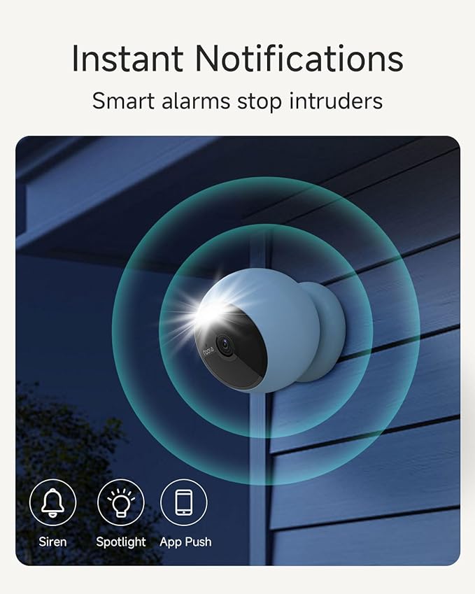 Noorio Security Cameras Wireless Outdoor Magnetic, 4-Pack Easy Install Battery Powered Wireless Cameras for Home Security, 1080P AI Motion Detection, Free Local Storage, No Monthly Fee