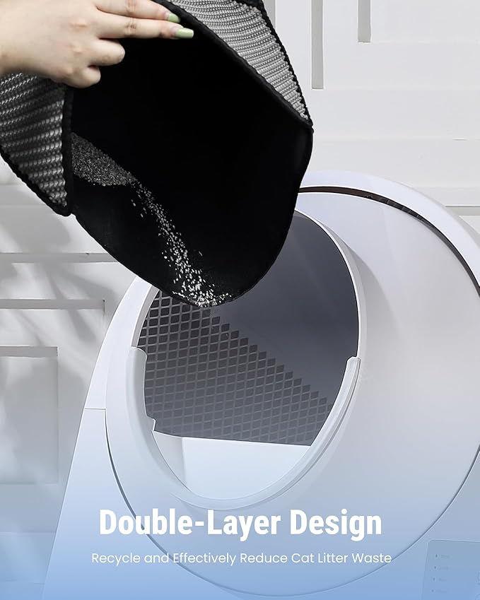 CATLINK Automatic Self Cleaning Cat Litter Box for Multiple Cats, Large Capacity with Advanced Odor Control, Versatile Litter Compatibility, Mat & Garbage Bag for Cats 3.5-22 lbs