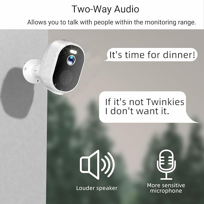 Rraycom 5G/2.4Ghz WiFi Security Cameras Wireless Outdoor, 2K Battery Powered Cameras for Home Security with AI Motion Detection,Spotlight,Color Night Vision,2-Way Audio,Waterproof,Work w/Alexa