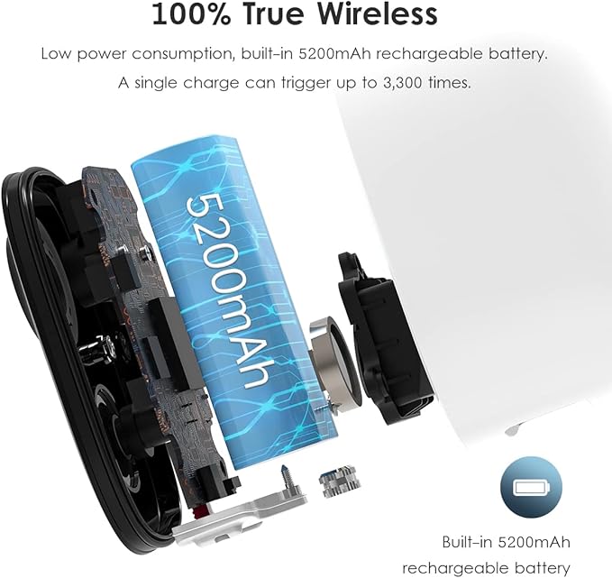 Security Camera Wireless Outdoor, Outdoor Camera Wireless 2-Way Talk Battery Powered Wi-Fi Cameras for Outside and Indoor 2K Night Vision AI Motion Detection Spotlight Siren Alarm IP65 Weatherproof