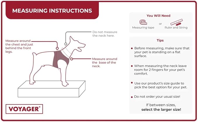 Voyager Step-in Plush Dog Harness – Soft Plush, Step in Vest Harness for Small and Medium Dogs by Best Pet Supplies - Red Corduroy, XL (Chest: 20.5-23") (Pack of 2)