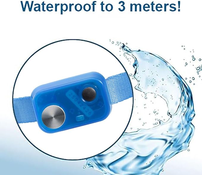 MS-5 Econ Series Automatic Pet Door Collar by High Tech Pet Brand - Value Priced Dependable Performance - Waterproof - Rugged - Battery Included - USA Support (Blue)