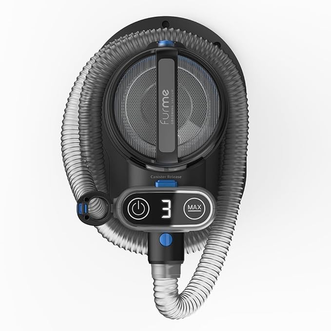 FURME Original Pet Grooming Vacuum Kit - Cat & Dog Grooming Kit for Easy Pet Care at Home, Quiet & Safe Dog Hair Remover Machine with Brush, Clipper, Shedding & Cleaner Tools & 2L Canister