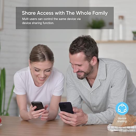 Onvis Matter Over Thread Smart Plug, Smart Mini Outlet, Works with Apple Home, Alexa & Google Home, 15A/1800W (4Pack)