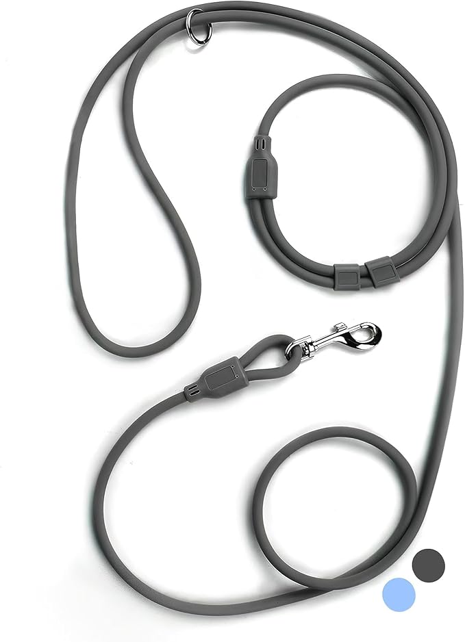 Twoear Hands Free Dog Leash Crossbody, Waterproof Hands Free Leash for Large Dogs Walking, Running, Hiking, Training