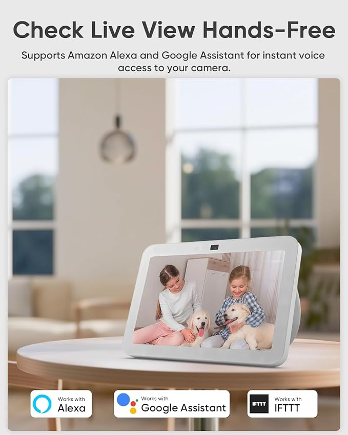 blurams 2K Dual-Lens Indoor Camera, 5G Pet Camera with Phone App, Split-Screen View, Free Human/Sound Detection, Motion Tracking, One-Touch Call, Night Vision, Dual-Band WiFi 6, Work with Alexa. 2Pack