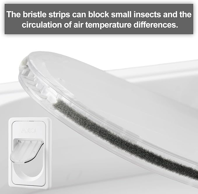 Smart Electronic Pet Door, Automatic Cat Dog Door with 3 Modes, Battery Powered Electronic Sensor Pet Door with 1 Sensing Key, Fit for Small/Medium Pets Up to 35lbs - Small Size