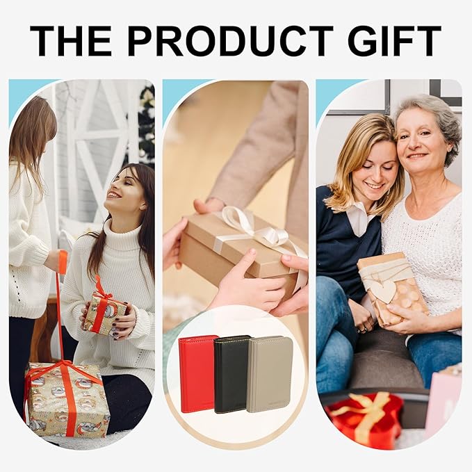 Premium Stainless Steel Nail Clippers Set - Travel Grooming Kit, 10pc Manicure/Pedicure Tools with PU Case - Unisex Gift for Men and Women(C-Red)