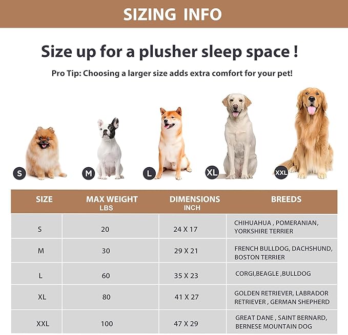 Dog Crate Pad for Large Dogs - 35x23 Orthopedic Dog Bed with Memory Foam, Washable Water-Resistant Soft Pet Mat with Non-Slip Bottom, Khaki