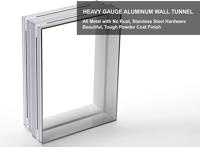 Power Pet®, Fully Automatic Pet Door, Large, Wall Mount, by High Tech Pet Brand. Pet Operated, Air-Tight, Quick, Quiet Operation, Assembled in USA with USA Customer Service