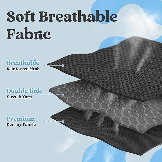 rabbitgoo Dog Harness Small Sized and Leash Set, Step-in Breathable Pet Harness, Soft Walking Reflective Puppy Vest for Small Dogs, Black & Light Blue, XS