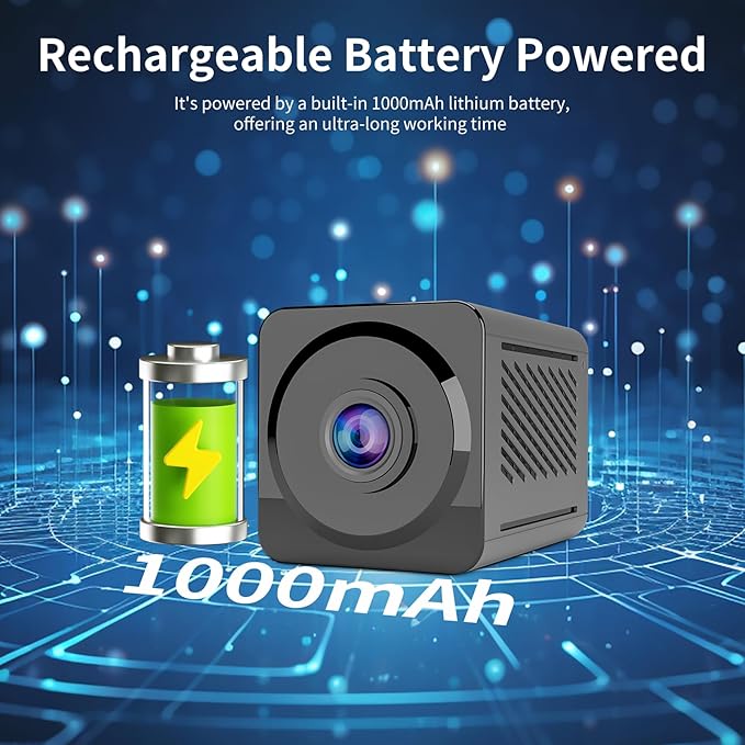 VSTARCAM Security Camera, 2K UHD, Built-in Battery, Low-Light Full-Color Night Vision, Motion Detection, Siren, 2-Way Audio, Remote Viewing, Cloud & SD Card Storage (up to 256GB)