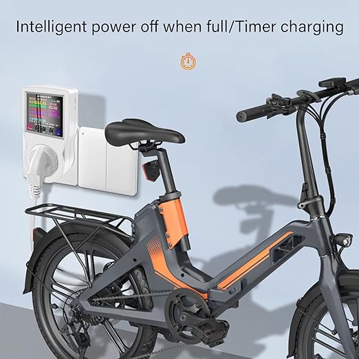 WiFi Smart Plug with Energy Monitoring Electricity Usage Monitor with LCD Display Smart Metering Socket for Home Appliances AC85‑265V US Plug 16A Maximum Current 3680W