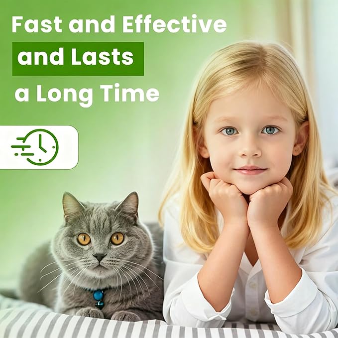 9 Pack Cat Calming Pheromone Diffuser - Cat Calming Diffuser for Multi-Cat Homes - Stops Fighting, Reduces Stress & Anxiety - 180 Day Supply w/ 3 Diffusers & 6 Refills (48ml Each)