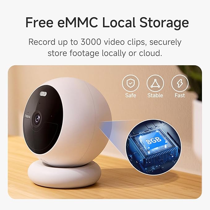 Noorio B200 2-Cam Kit with Hub, Wireless Security Camera System for Home, Indoor/Outdoor 1080p Cameras, Battery Powered, Motion Activated, Color Night Vision, Compatible with Alexa