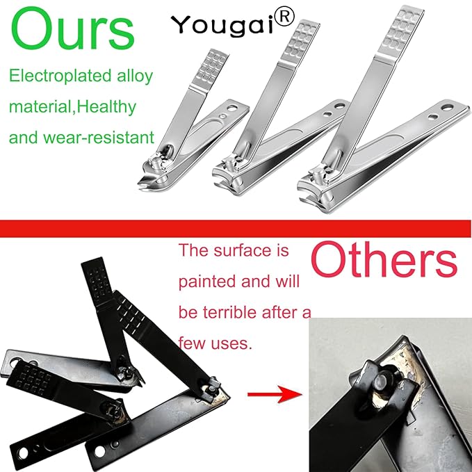 Nail Clippers Set Fingernail and Toenail Clipper Cutters Men's Accessories,Manicure Pedicure Kit Professional Grooming Kits,Nail Care Tools with Travel Case Stocking Stuffers Gifts for Men Women