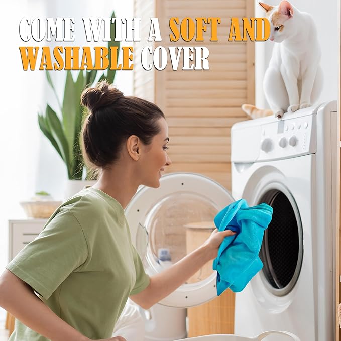 PETNF Outdoor Pet Heating Pad for Cats Dogs Waterproof Cat Warming Pad Outdoor Outside Safe Electric Heating Pad for Feral Cat House Heated Dog Bed Mat 20"X16"